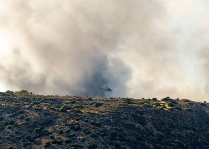 Ένα καμένο σπίτι στην Άλασσα, χάθηκαν μάντρες με ζώα και περιβόλια