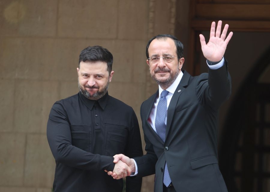 Στο Προεδρικό ο Πρόεδρος της Ουκρανίας Βολοντίμιρ Ζελένσκι