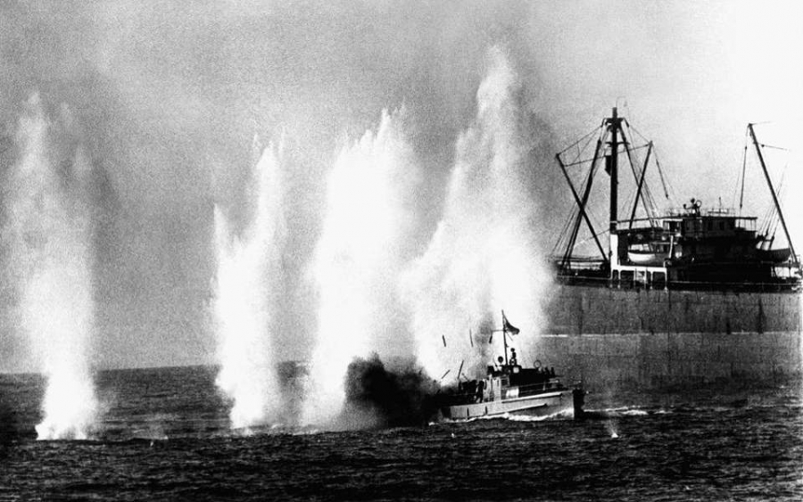 Ιστορικό στιγμιότυπο από τον βομβαρδισμό του «Φαέθων» το 1964