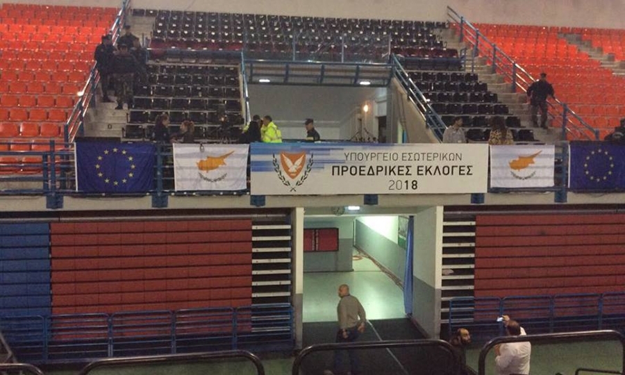Ξεκίνησαν οι ετοιμασίες για την ανακήρυξη του Προέδρου της Δημοκρατίας στο κλειστό γήπεδο «Τάσσος Παπαδόπουλος