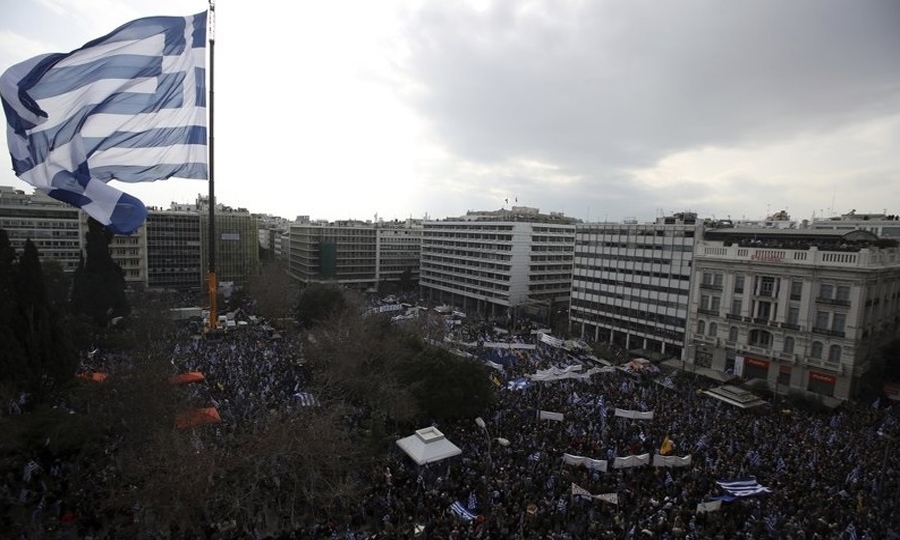 Πάνω από 1,5 εκατ. άνθρωποι εκτιμάαι ότι έδωσε το παρών του στο συλλαλητήριο της Αθήνας