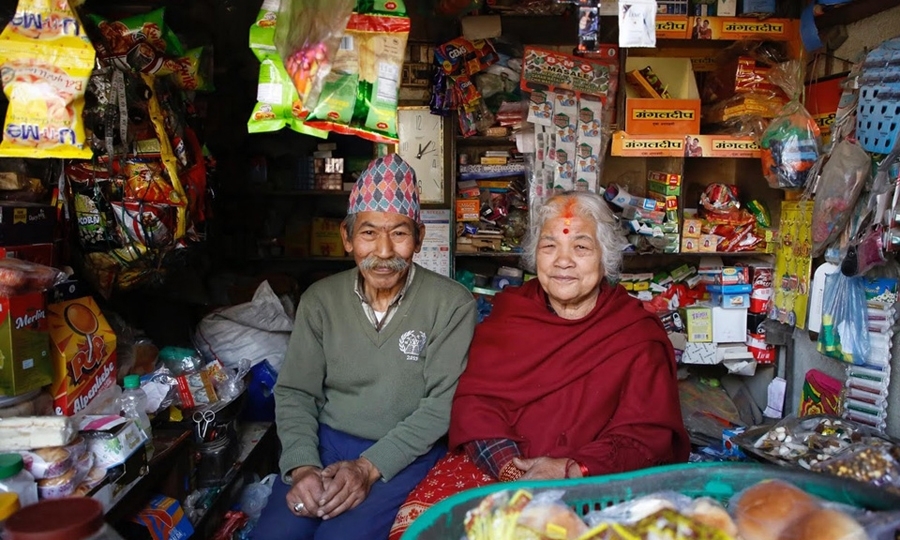 Ο Nhuchhe Bahadur Amatya και η Raywoti Devi Amatya φέτος κλείνουν 59 χρόνια κοινής ζωής