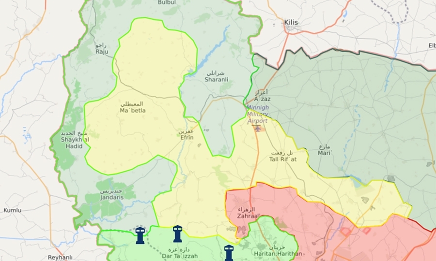 Ο χάρτης της περιοχής