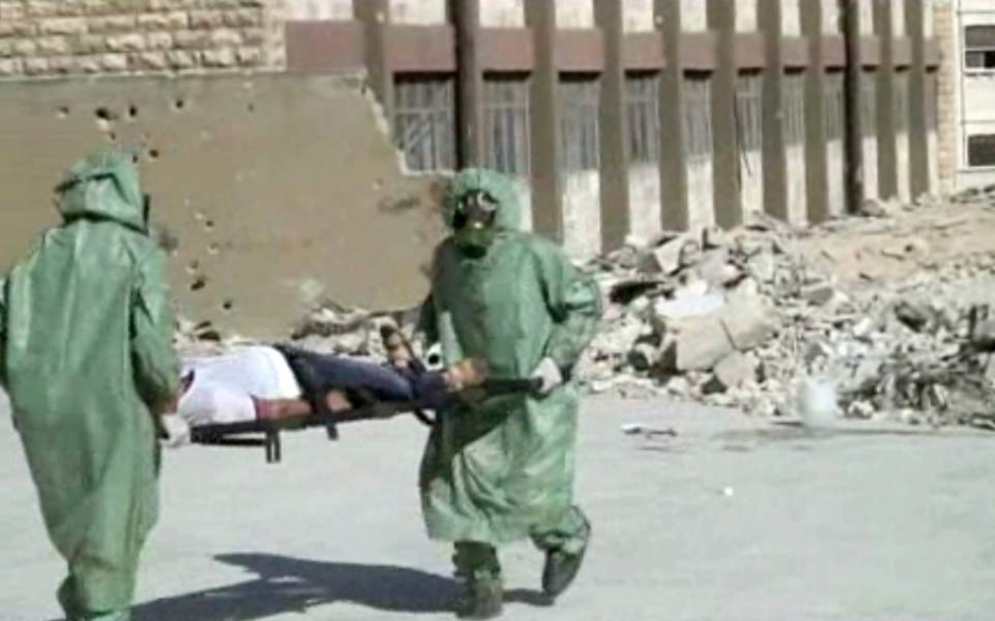 Φωτογραφία από την επίθεση με χημικά όπλα στo Χαλέπι της Συρίας στις 13 Σεπτεμβρίου 2013