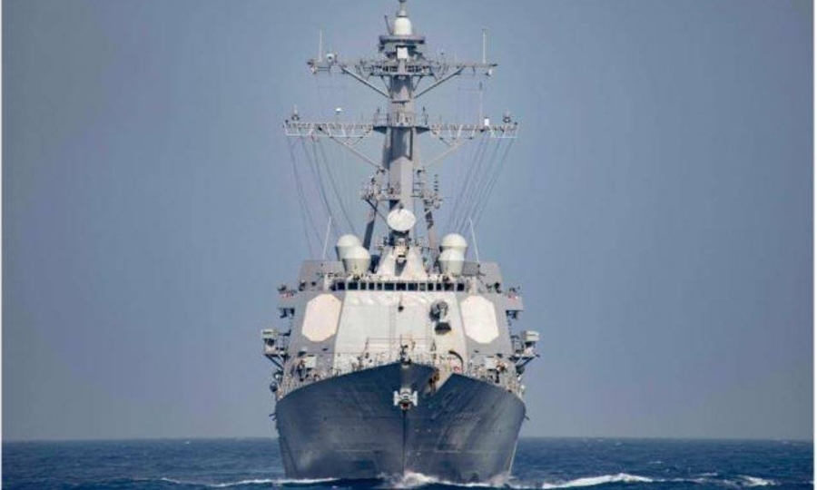 Το αντιτορπιλικό USS Nitze που βρίσκεται στην Μεσόγειο. Το αμερικανικό ναυτικό διαθέτει δύο ίδια πλοία που βρίσκονται στην περιοχή υποστηρίζει το ρεπορτάζ του CNN