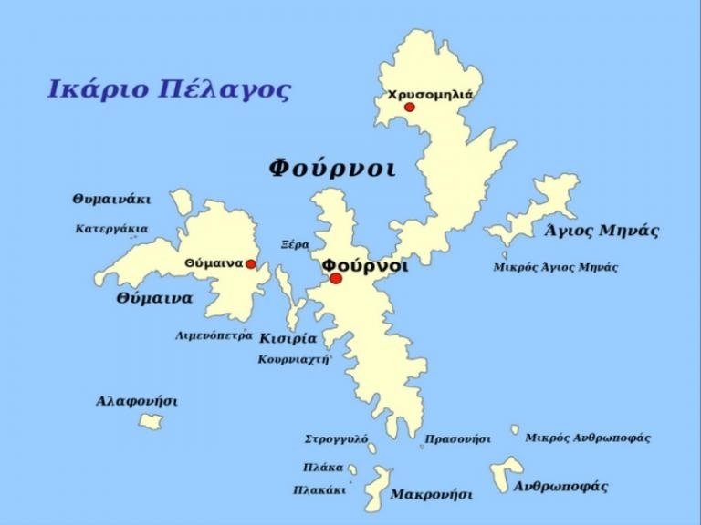 Ο χάρτης της περιοχής