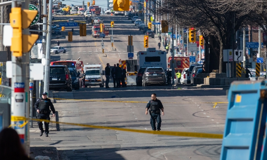 Στιγμιότυπο μετά την επίθεση στο Τορόντο 