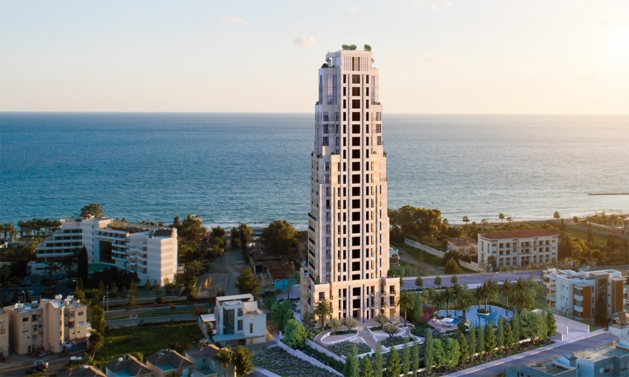 Τα υπό ανέγερση Ararat Grand Residences, στη Λεμεσό.