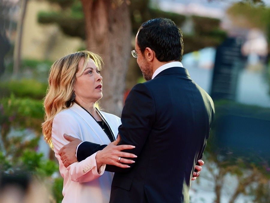 H Ιταλίδα Πρωθυπουργός Giorgia Meloni