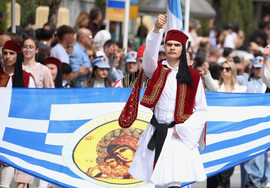 H Kύπρος τίμησε με λαμπρότητα την επέτειο της 25ης Μαρτίου