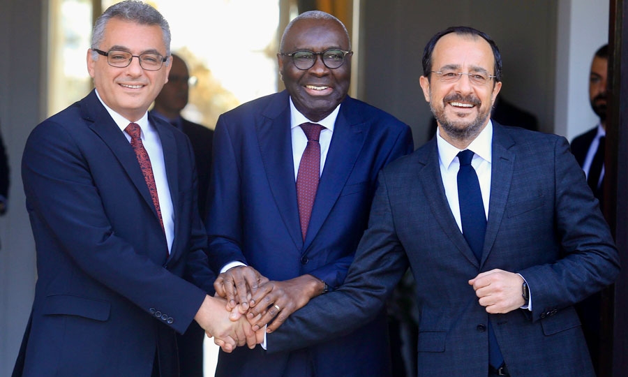 Πρώτη συνάντηση Χριστοδουλίδη-Έρχιουρμαν