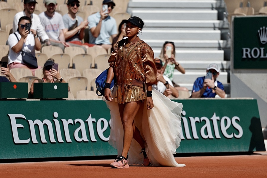 Η Ναόμι Οσάκα στο Roland Garros